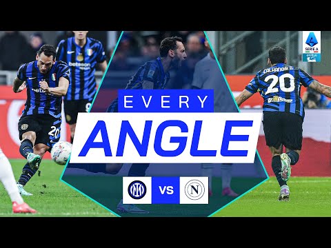 Calhanoglu's Stunning Strike | Every Angle | Inter -Napoli | Serie A 2024/25