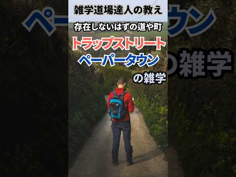 存在しないはずの道や町⁉︎地図の中だけに存在する虚構「トラップストリートとペーパータウン」に関する面白い雑学  #雑学