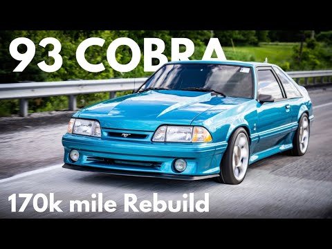 TIRED 93 Cobra Foxbody Mustang gets new life at 170k miles