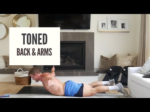 11 MINUTE BACK AND ARMS WORKOUT AT HOME NO EQUIPMENT