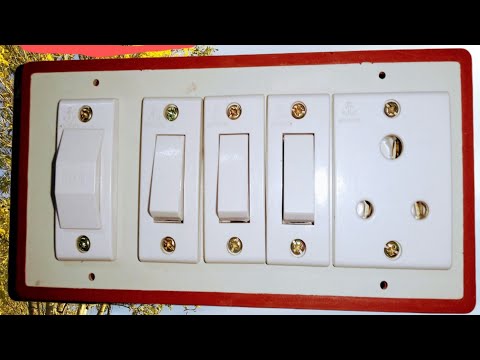 3 switch 1 socket 1 fuse ka board banana sikhe तीन स्विच एक सॉकेट एक फ्यूज का बोर्ड बनाना सीखे