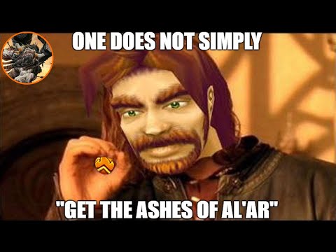 When you're too dumb to pick up the Ashes of Al'ar