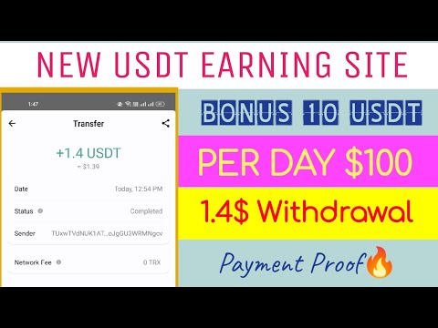 New USDT Earning Site | Per Click 1.4$ | New USDT Shopping Mall income | Mall Income