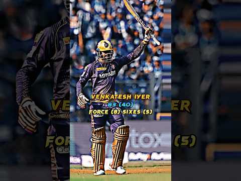 Remember this match ipl || Venkatesh Iyer 83 (40) #shorts #cricketmatch #viralshorts