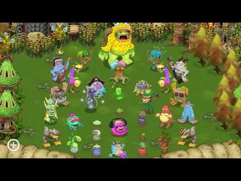 My Plant Island in My Singing Monsters (No Werdos, Wubboxes, Seasonals, or G'joob)