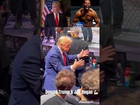 Donald Trump & Joe Rogan 💪🏻 #donaldtrump #trump #trump2024 #joerogan #usa #ufc #shorts #funny #fyp