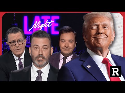 Watch Jimmy Kimmel MELT down in tears over Trump | Redacted w Clayton Morris