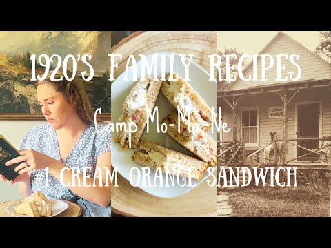 1920’s Family Recipe: #1 Cream Orange Sandwich