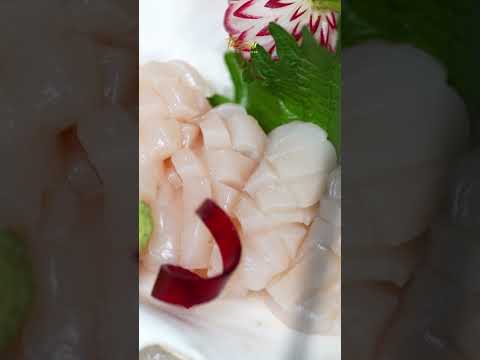 Sashimi sò điệp - Naka Food | Tassui #shorts