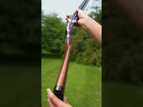 Unique Bent double barrelled shotgun