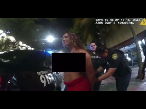 Singer Danileigh Laughing While being Arrested for a Hit-and-Run DUI.