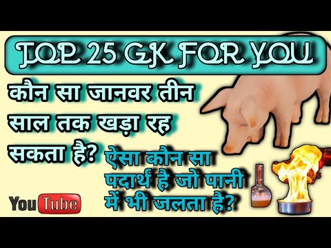 General knowledge || Gk in hindi || Gk question and answer || I Know GK || Intresting gk part 6