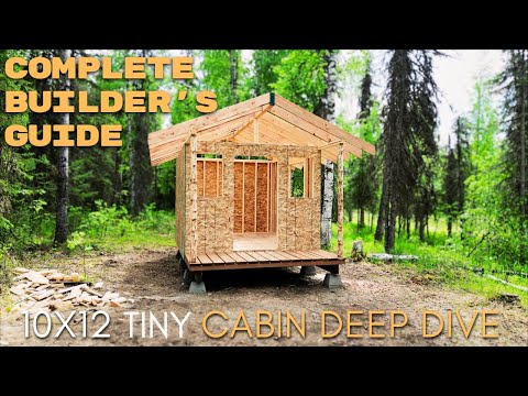 How To Build A Tiny Cabin + How Much It COSTS in 2024