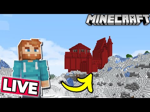 Creative Mountain Castle Building : Hardcore Minecraft 1.21 Survival Let's Play