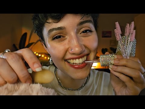 ASMR Tingly Mouth Sounds & Triggers for Sleep 😴(coconut rain, layered, bugs, personal attention)