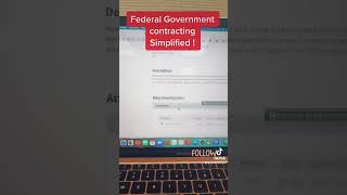 The simple process of Federal Government Contracting