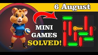 Hamster Kombat Mini Games Puzzle for 6 August. SOLVED!