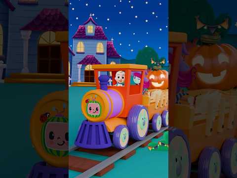 Learn to Count 1-2-3 on the 👻 Halloween Train! #cocomelon #shorts