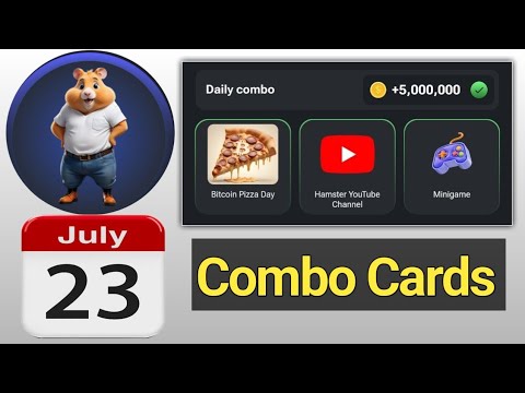 23 July Combo card Hamster Combat | New combo cards tpday