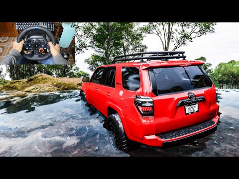 Toyota 4Runner TRD Pro Offroading Forza Horizon 5 - Logitech G29 Gameplay 4K 60FPS