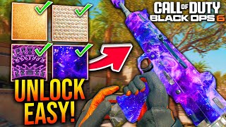 Black Ops 6: ULTIMATE DARK MATTER CAMO GUIDE! Unlock ALL CAMOS Fast & Easy! (BO6 Camo Guide)