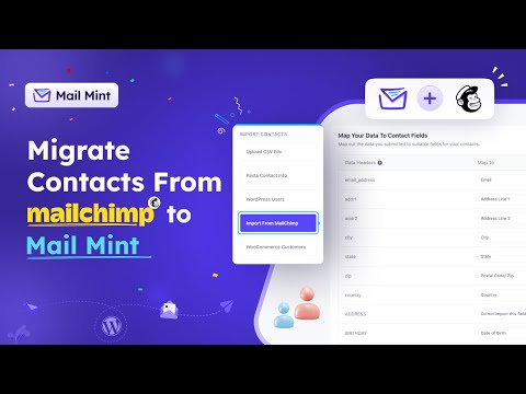 Migrate Contacts From MailChimp to WordPress Within Just A Few Clicks - Mail Mint 🖱️✨