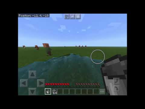 Trying to MLG Water Bucket in Minecraft