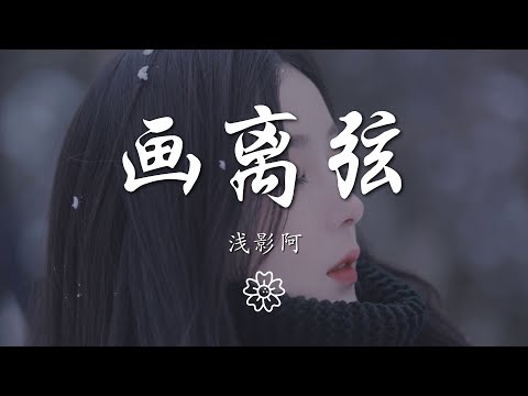 淺影阿 - 畫離弦『你撫琵琶奏琴絃 我坐戲子樓臺前』【動態歌詞Lyrics】