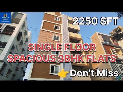 INDIVIDUAL FLOOR SPACIOUS 3BHK FLATS/2250 SFT/CONTACT- 8019522533 / 8919690105