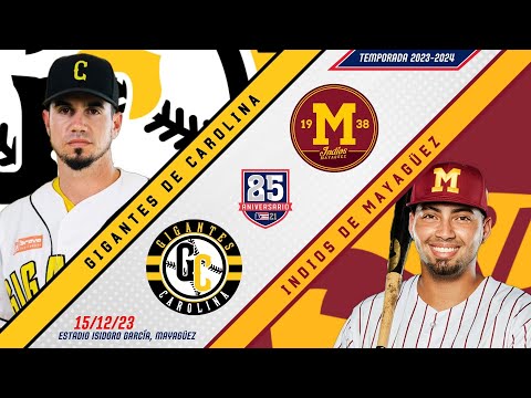 🎥Liga de Béisbol Profesional Roberto Clemente🇵🇷: Gigantes de Carolina 🆚 Indios de Mayagüez⚾️