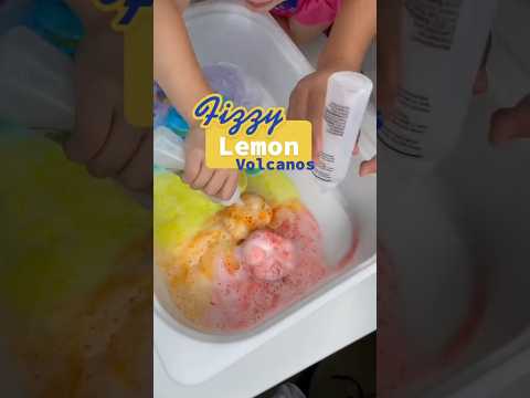 Fizzy Lemon Experiment: How To Use Baking Soda and Lemons 🍋 60 Days of Summer - Day 34 #shorts