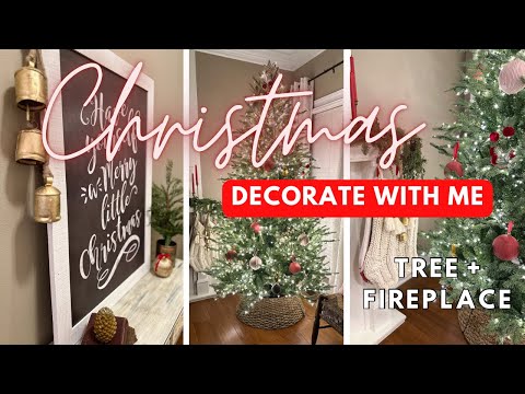 COZY CHRISTMAS DECOR IDEAS | Tree And Fireplace