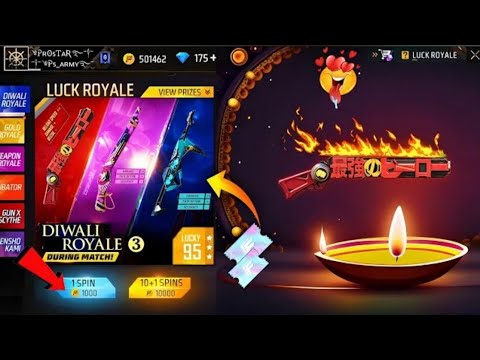 নতুন রয়্যাল এ ফ্রিতে পাবে সবাই 😍 Diwali Royale 3 | Free Fire New Event | FF New Event Today