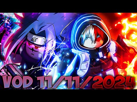 🔴VOD - Shonen Unleashed Sasuke + Todoroki (Short stream) (11/11/2024)