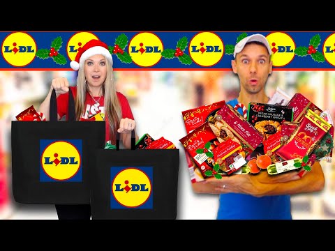 Christmas FOOD shopping at LIDL 😋 Special GROCERY HAUL!