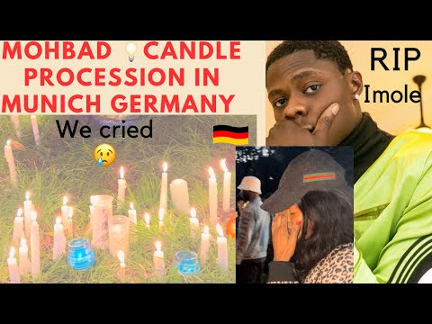 CANDLE PROCESSION for MOHBAD IMOLE in MUNICH GERMANY//WE Cried//munich MOURNS MOHBAD//