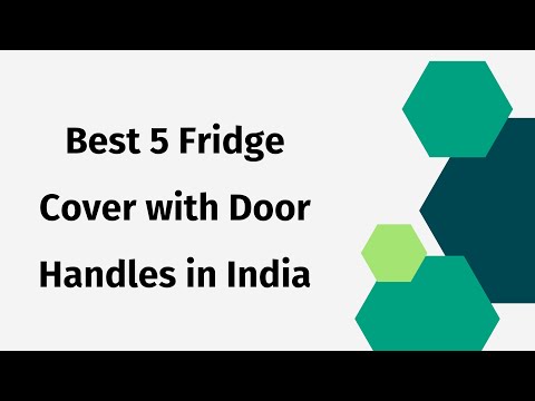 5 Best Fridge Cover with Door Handles in India 2024 | Online Shopping | Reviews