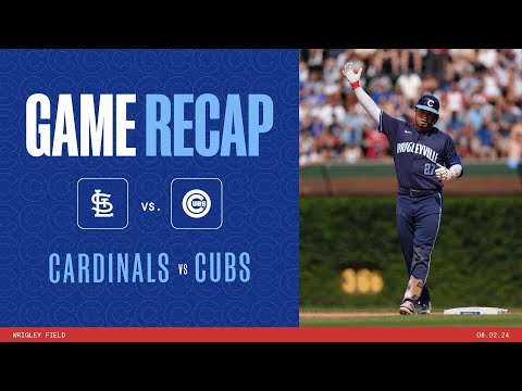 Game highlights: Cubs win Game Two of The Series vs. STL! | 8/2/24