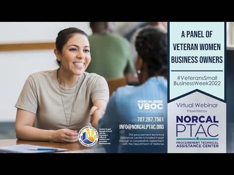 Veteran's Small Business Week Panel