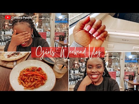 WE OUTSIDEE!! | Girls Weekend Vlog | Dinner Date, Nails 💅🏾, Movie Night, Gist