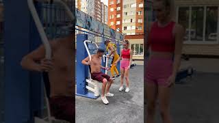 Sport prank with girl! 😂 #shorts