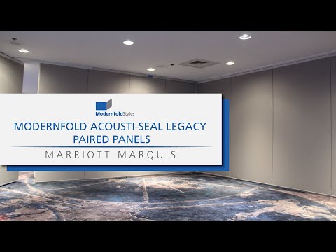 How-To Operate a Modernfold Acousti-Seal Legacy Paired Panel Movable Wall System