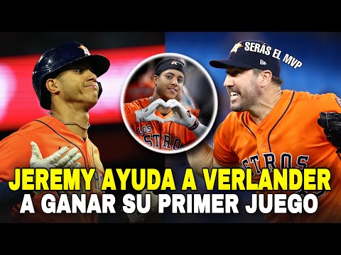 SERA MVP! JEREMY PEÑA AYUDA A JUSTIN VERLANDER A GANAR SU PRIMER JUEGO, ASTROS VS PHILLIES - MLB