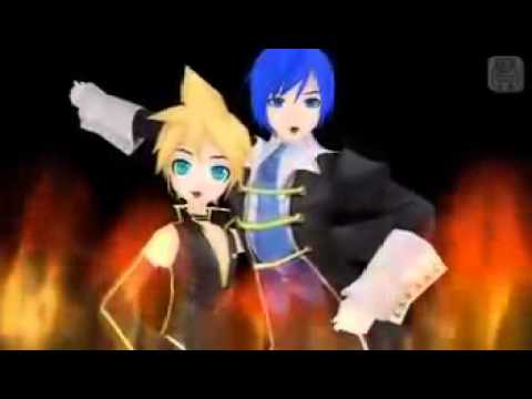 [Project DIVA Edit PV] KAITO & Len dance "Dancing Samurai" english sub (annotation) [Gakupo]