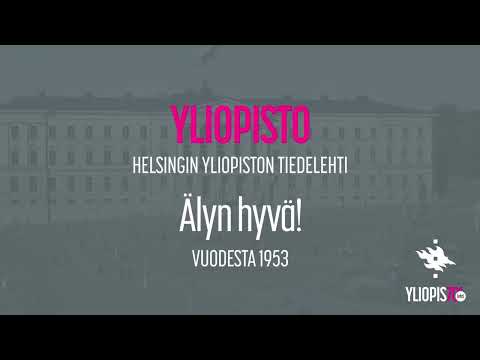 Yliopisto-lehti: tiedonannoista tiedelehdeksi | Helsingin yliopisto