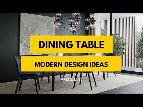 75+ Beautiful Modern Dining Table Design Ideas for Family