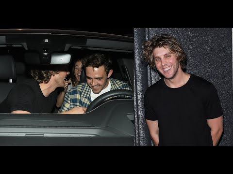 Actor Lukas Gage Playfully Jokes Around After Having Dinner With Friends in West Hollywood!