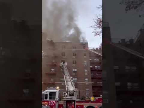 FDNY battles 3-alarm fire in Queens apartment building in New York