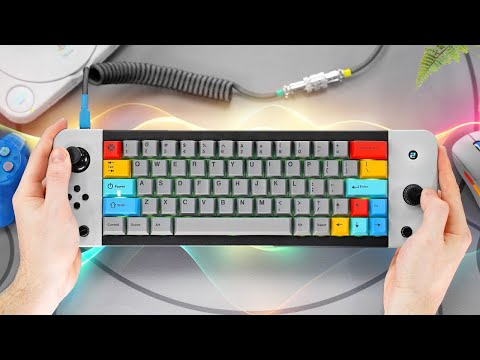 This gaming keyboard is also a controller?! - Megalodon Console 64