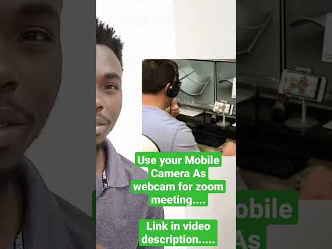 HOW TO USE MOBILE CAMERA AS WEBCAM/USE SMARTPHONE AS WEBCAM FOR FREE IN PC/COMPUTER FOR ZOOM MEETING